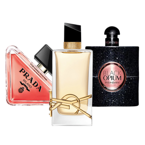 3 perfumy Prada Paradoxe, Black Opium Yves Saint Laurent, Libre (Eau de Parfum)