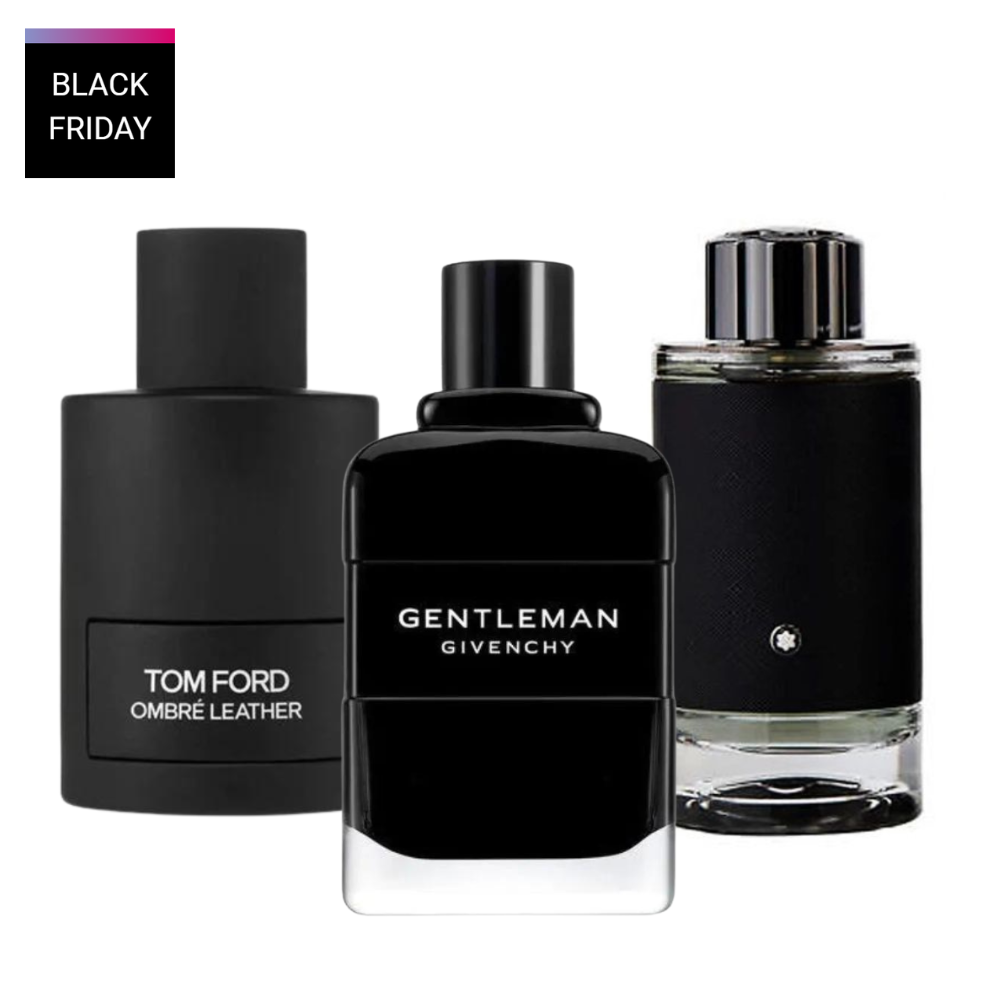 3 perfumy Tom Ford Ombre Leathe, Givenchy Gentleman, Montblanc Explorer (Eau de Parfum)