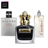 3 perfumy Allure Homme Sport, Jean Paul Gaultier Scandal, Cartier Declaration (Eau de Parfum)