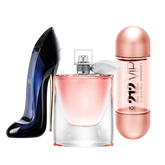 3 perfumy Carolina Herrera GOOD GIRL, Lancôme LA VIE EST BELLE et Carolina Herrera 212 VIP ROSÉ (Eau de Parfum)