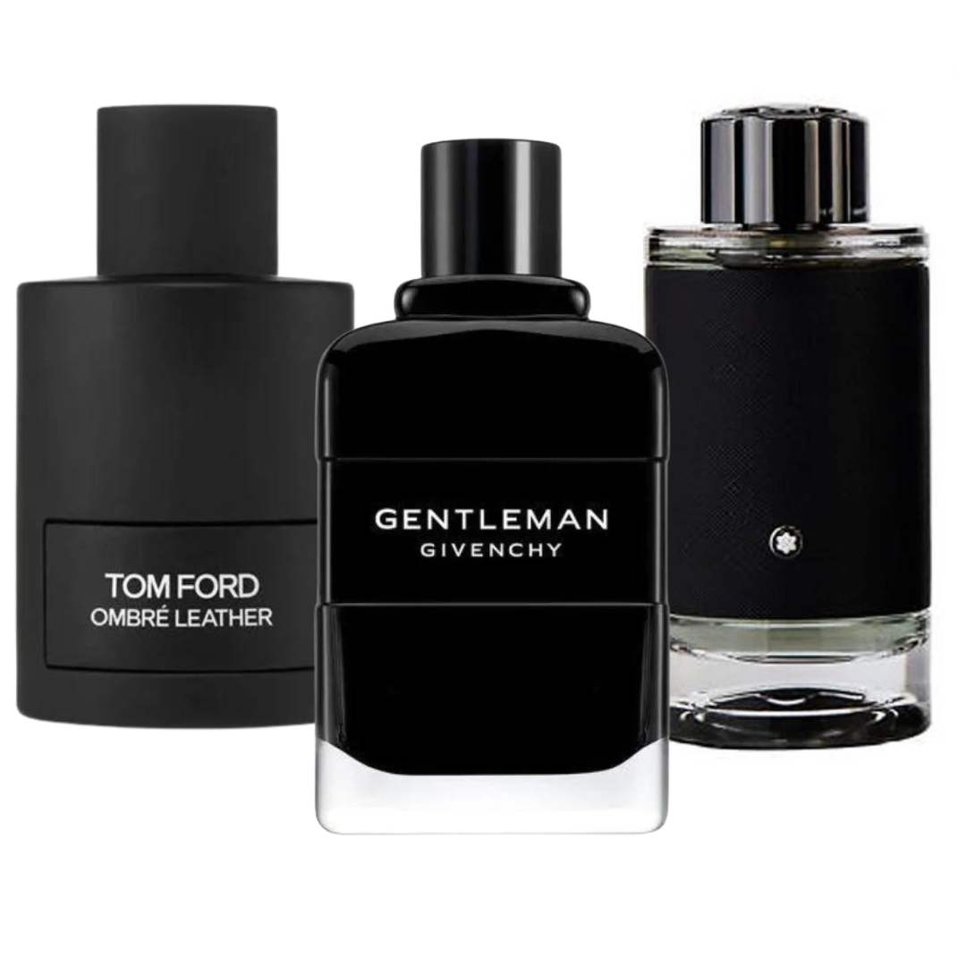 3 perfumy Tom Ford Ombre Leathe, Givenchy Gentleman, Montblanc Explorer (Eau de Parfum)